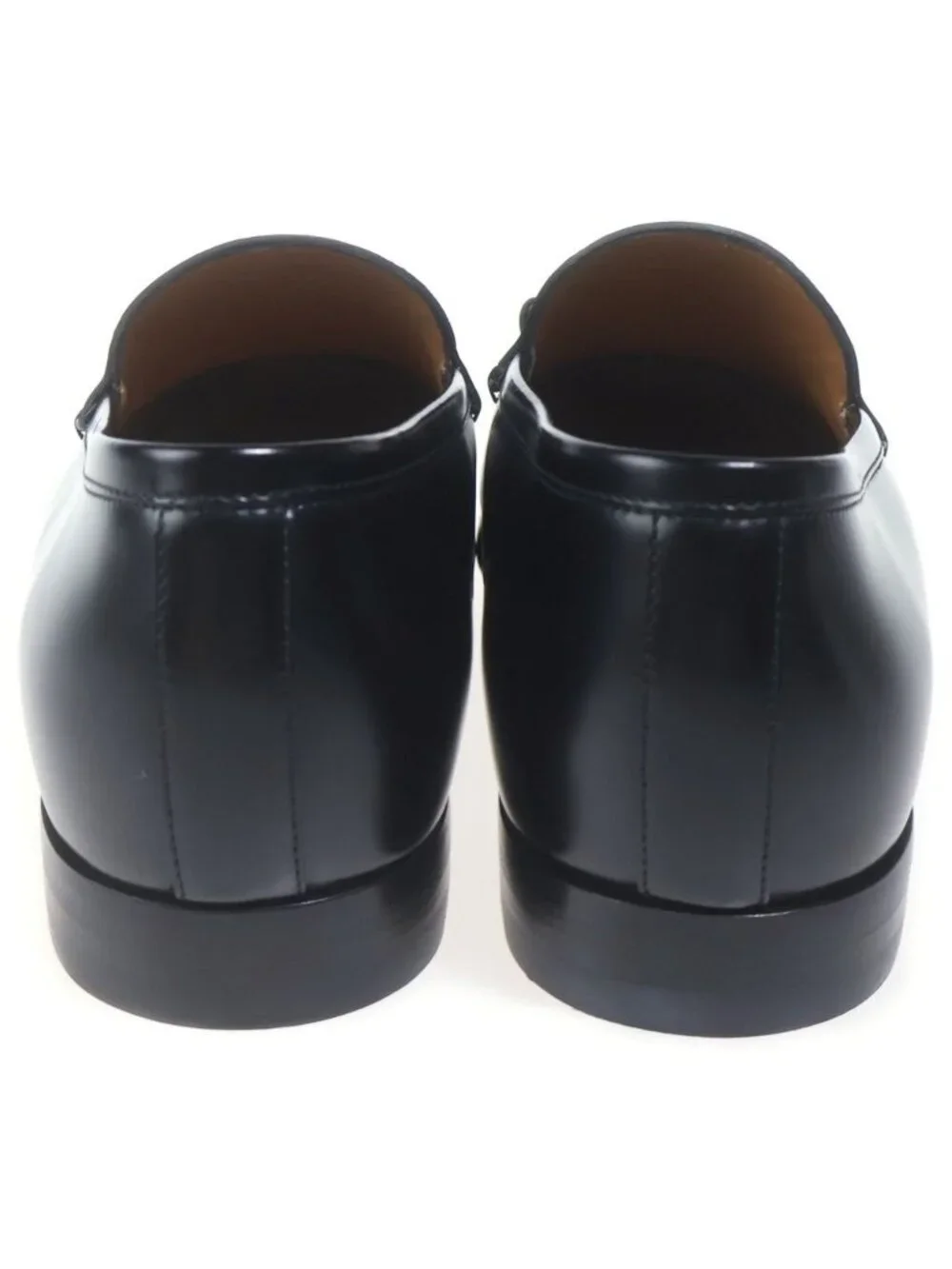 Gucci Horsebit Leather Loafers Black